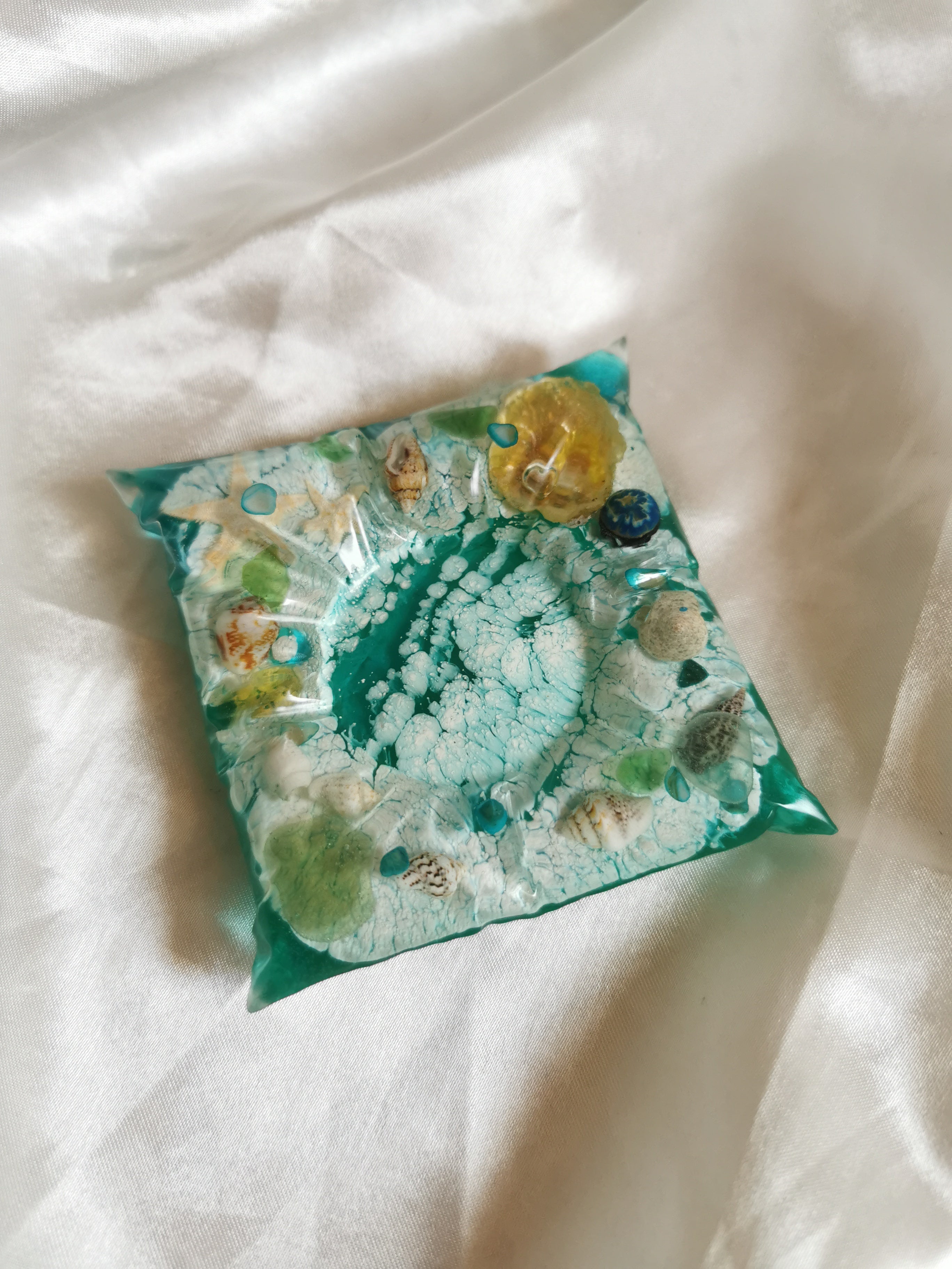 Bougeoir coussin Coquillages