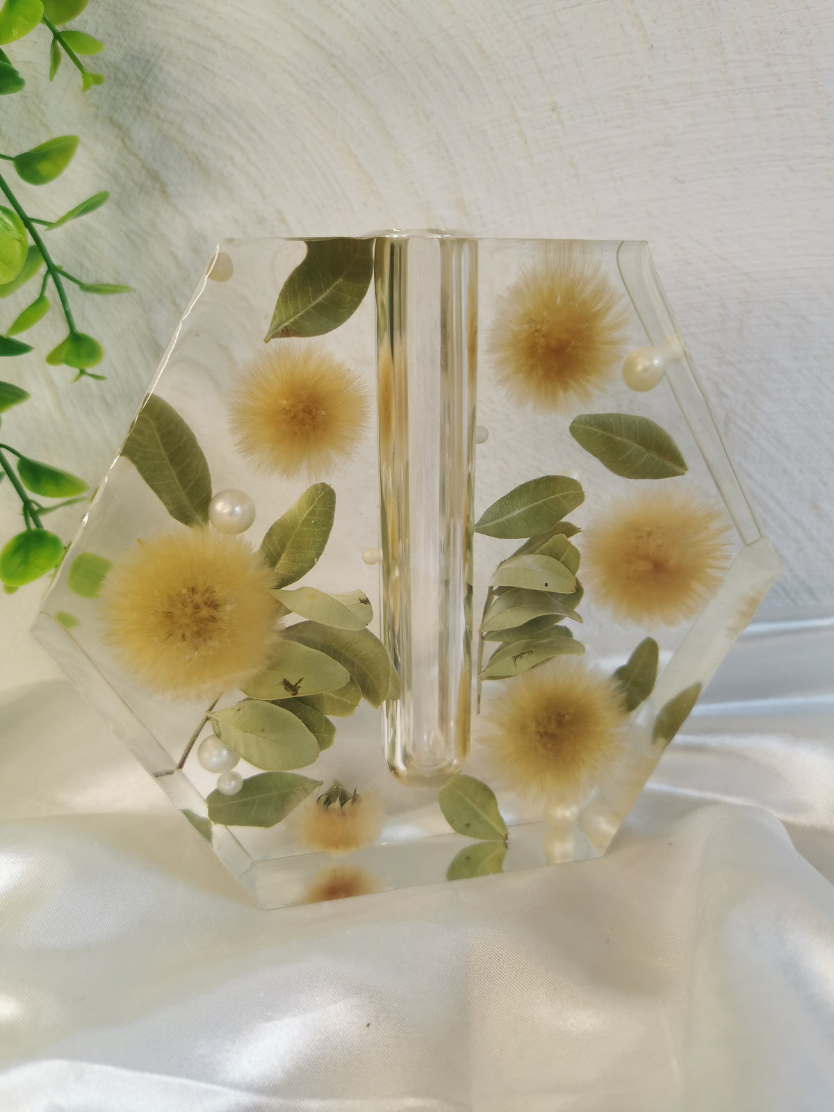 Soliflore pissenlits et perles