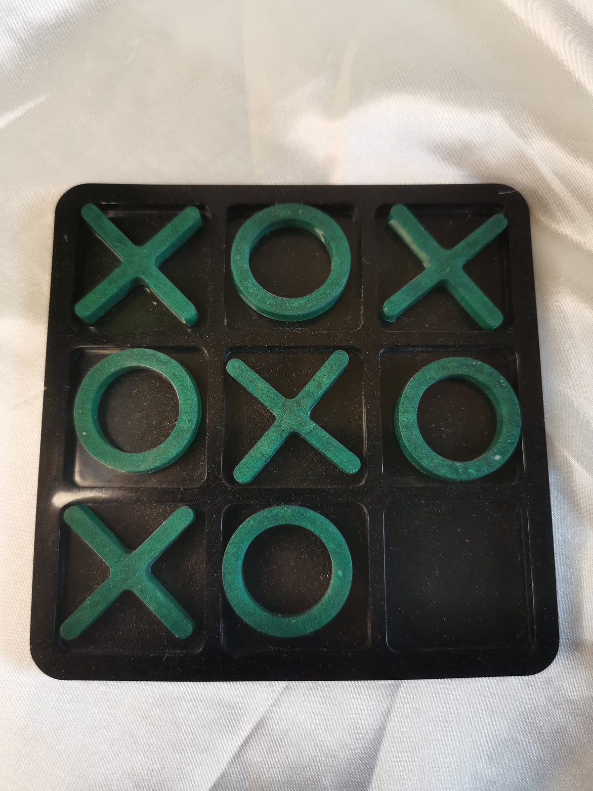 Jeu du morpion Vert et noir