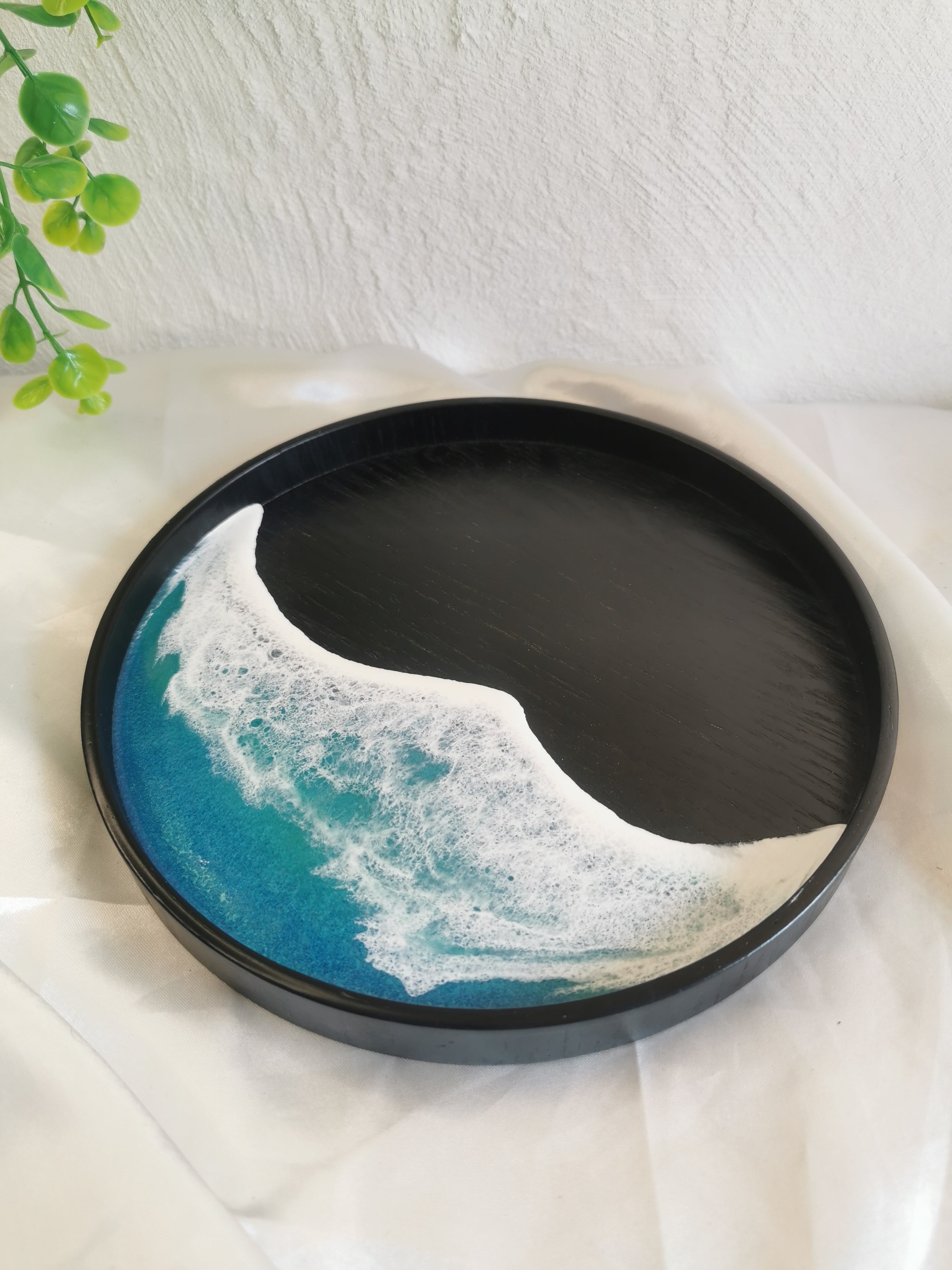 Plateau décoratif océan