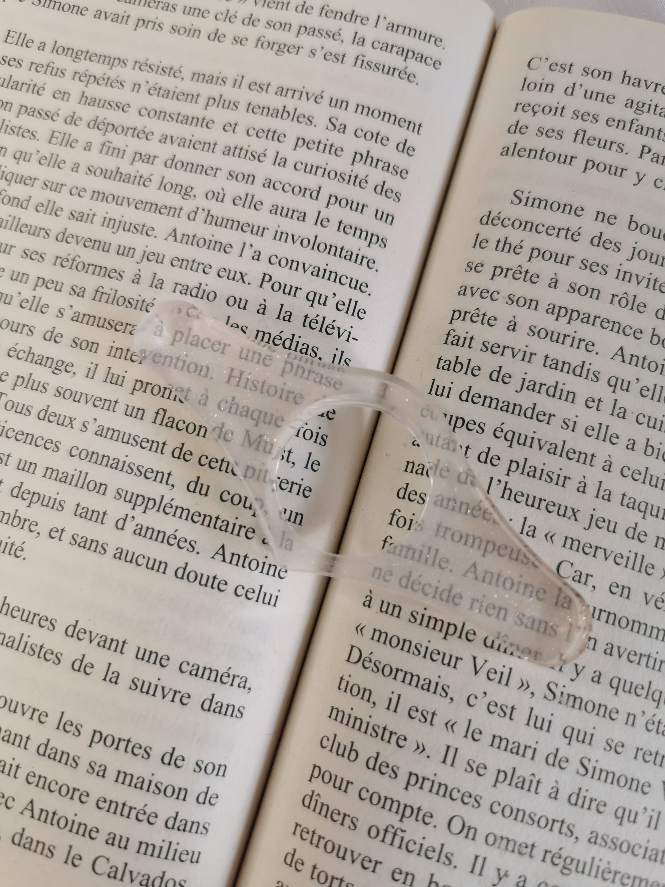 Bague de lecture paillettes