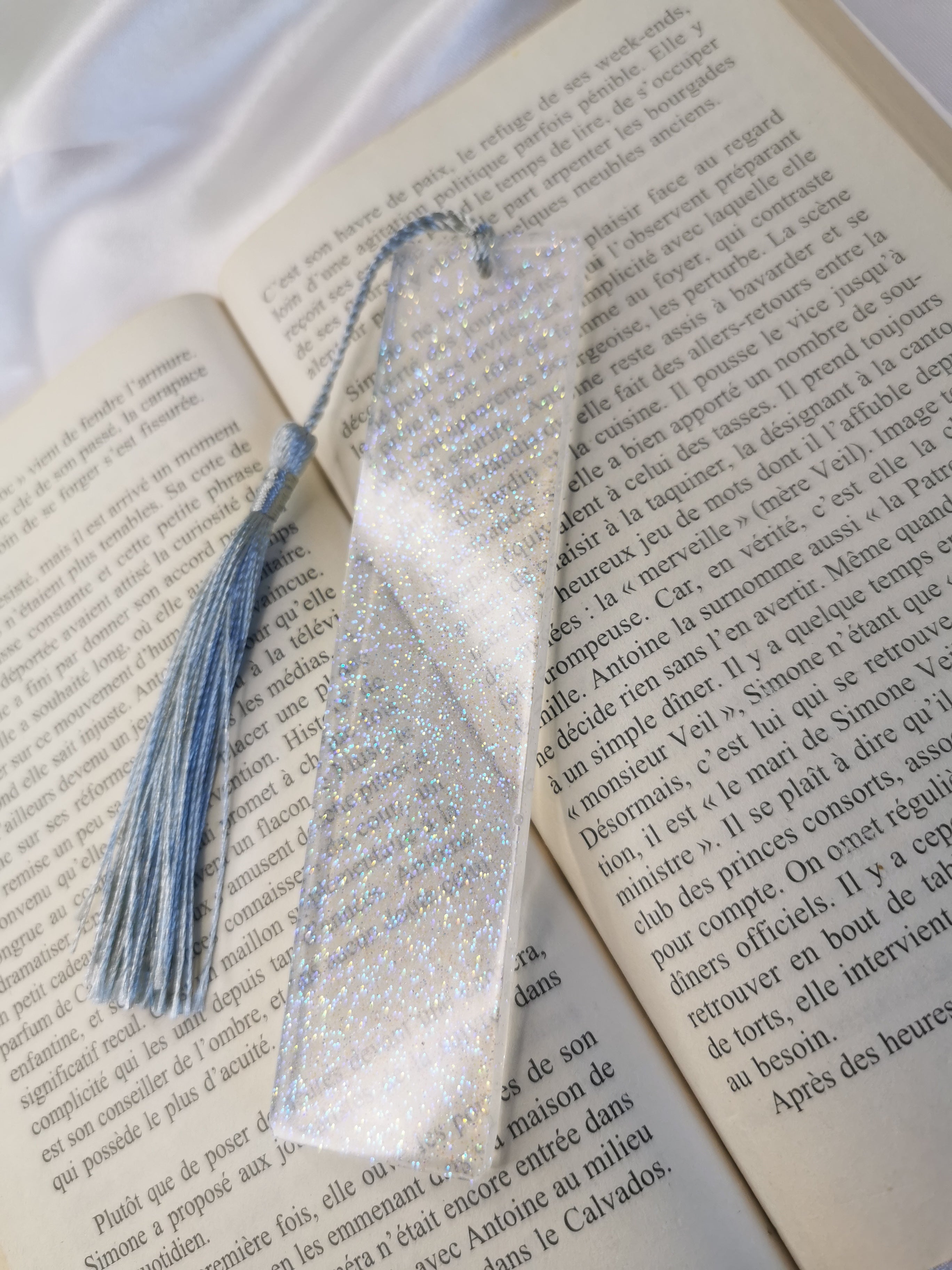 Marque pages paillettes