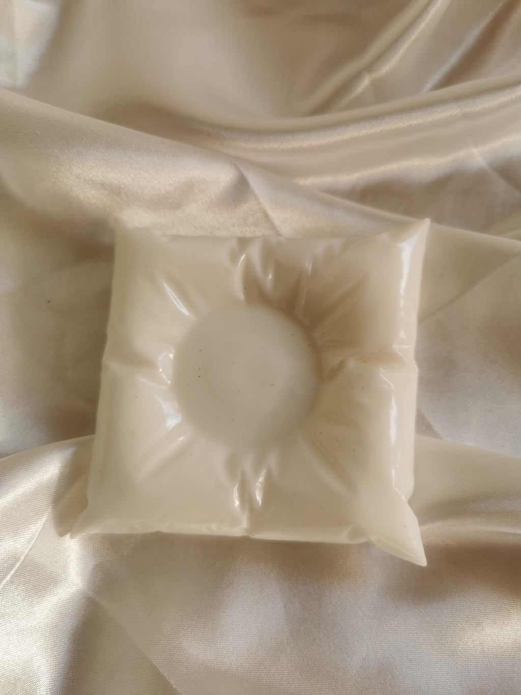 Bougeoir coussin blanc