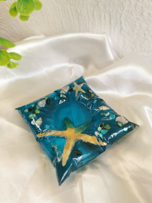 Bougeoir coussin océan