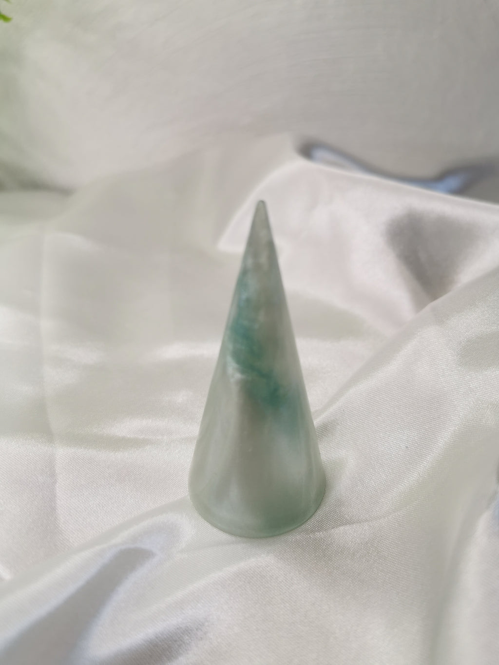 Support de bague marbré turquoise