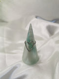Support de bague marbré turquoise