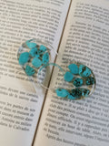 Bague de lecture forme cœur avec pierres de Turquoise