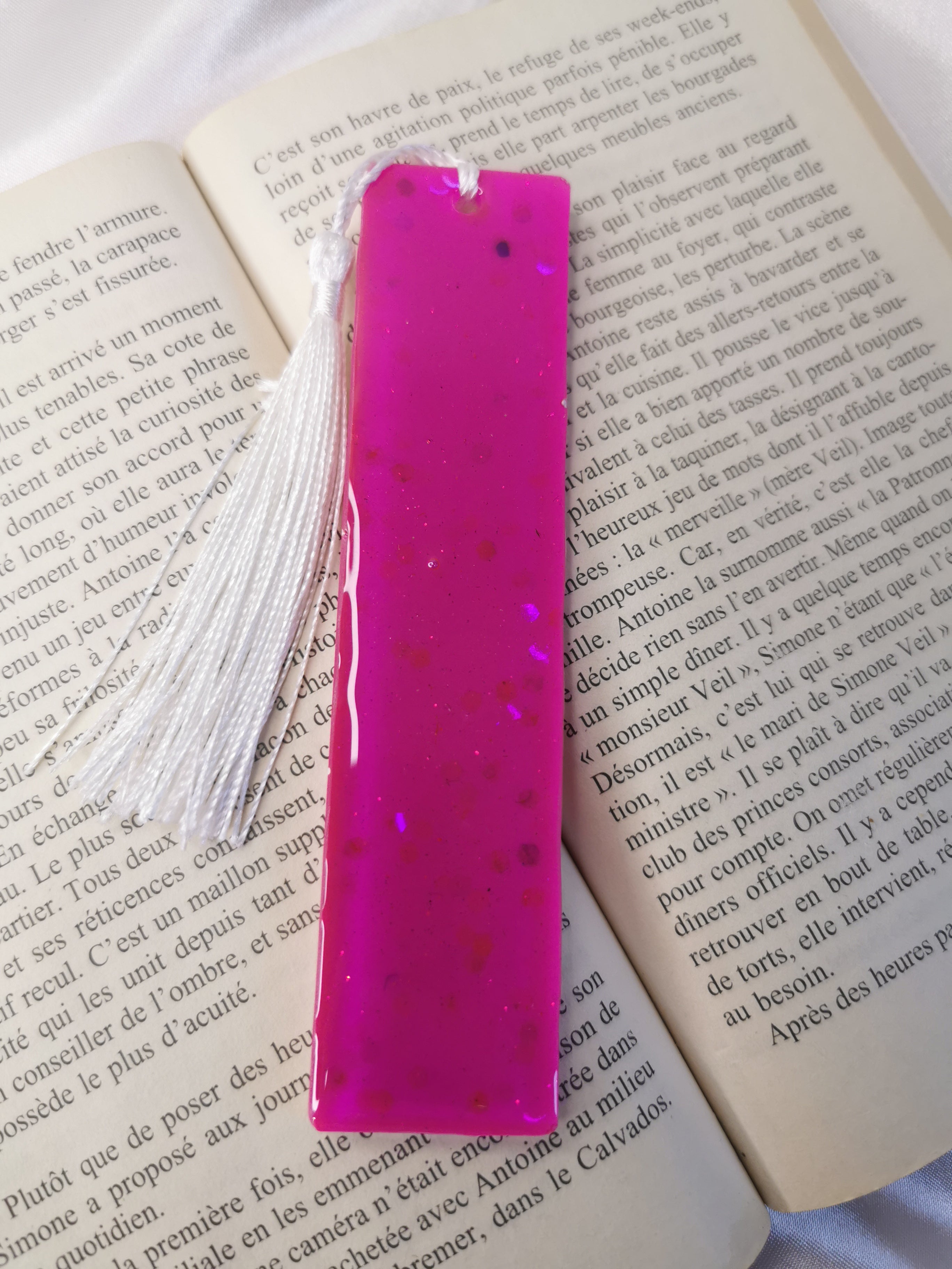 Marque pages paillettes Girly
