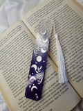Marque pages violet lune magique