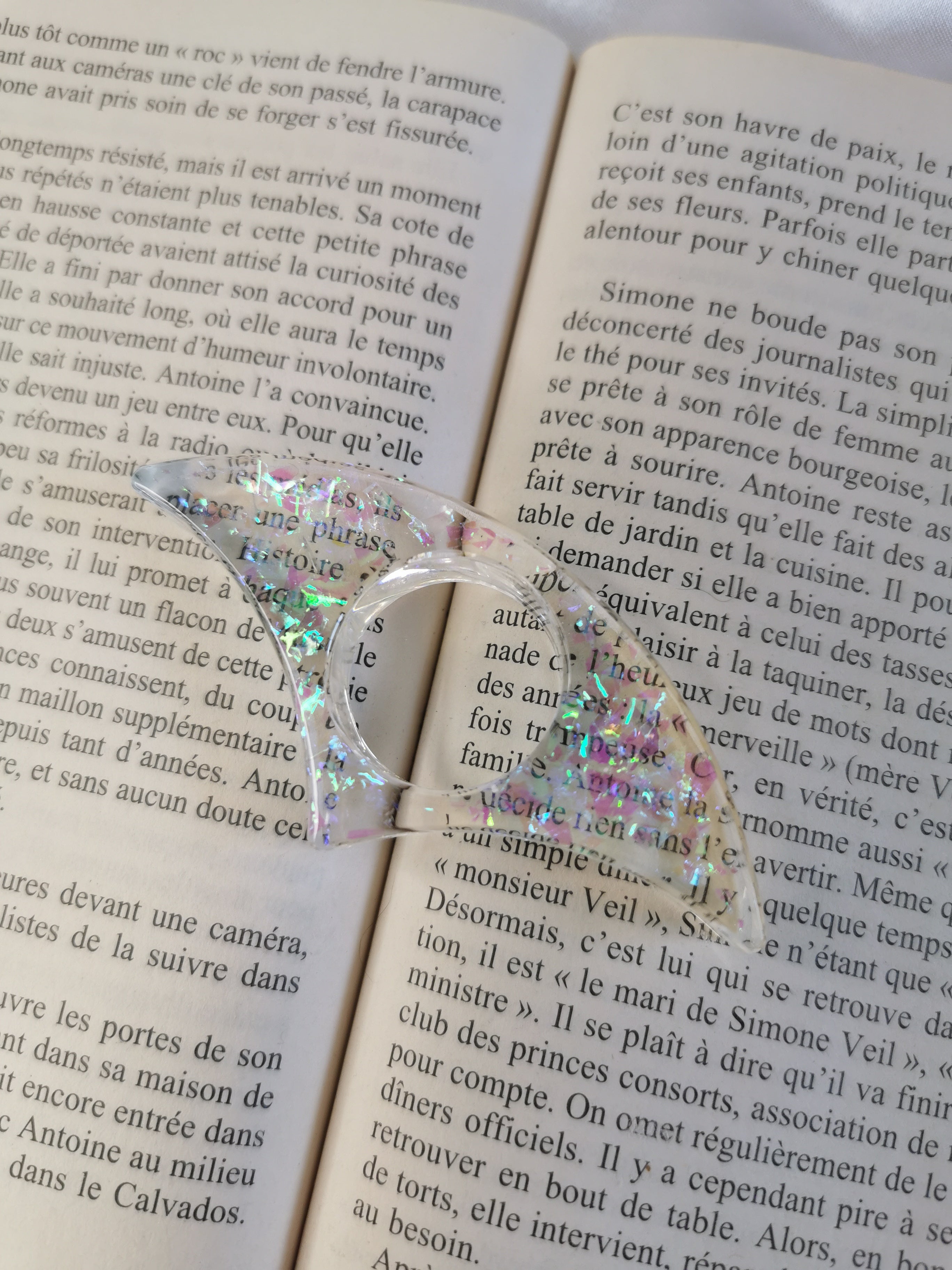 Bague de lecture transparence magique