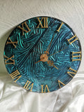 Horloge effet satin