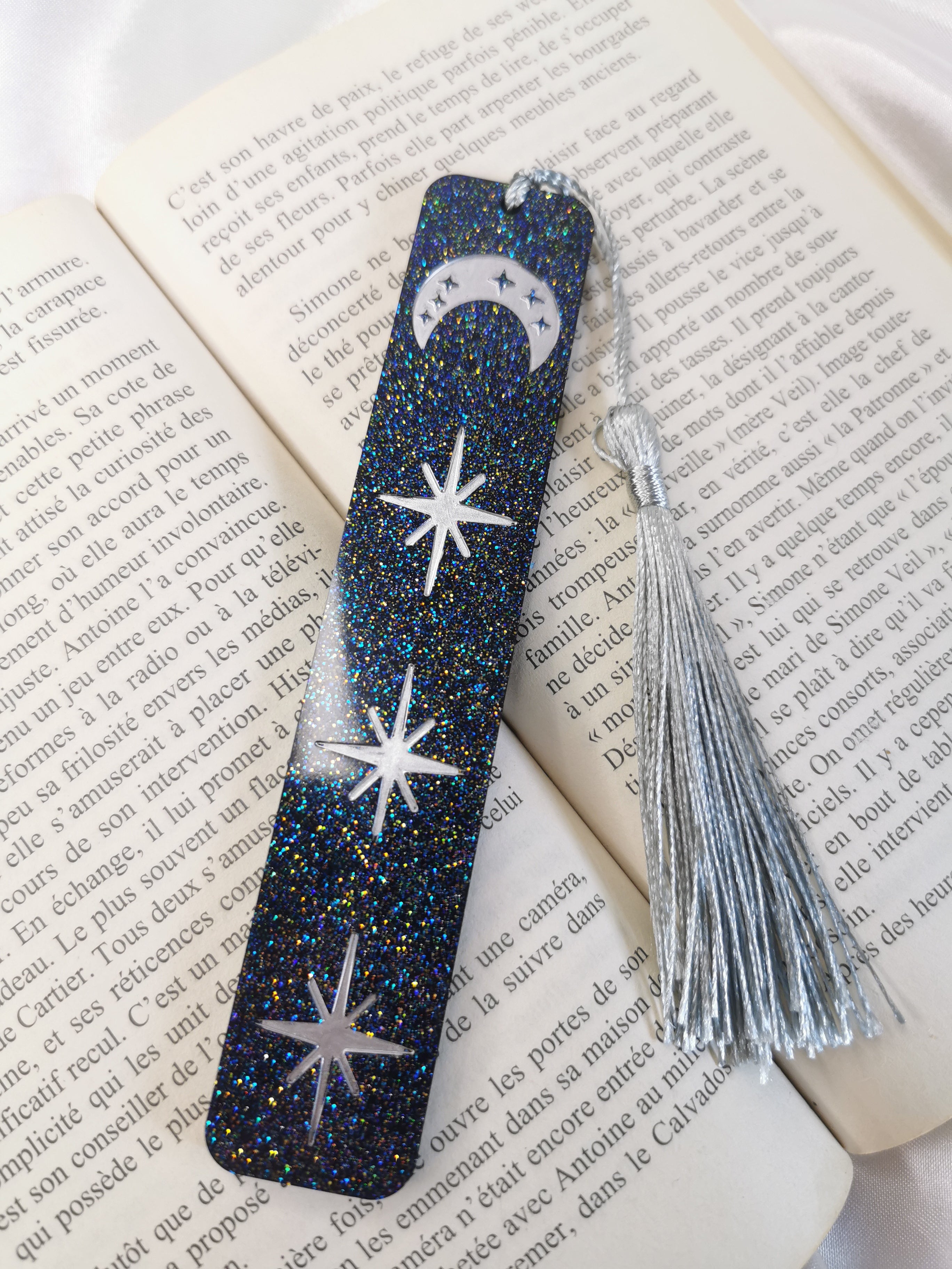 Marque pages Étoiles et lune mystique