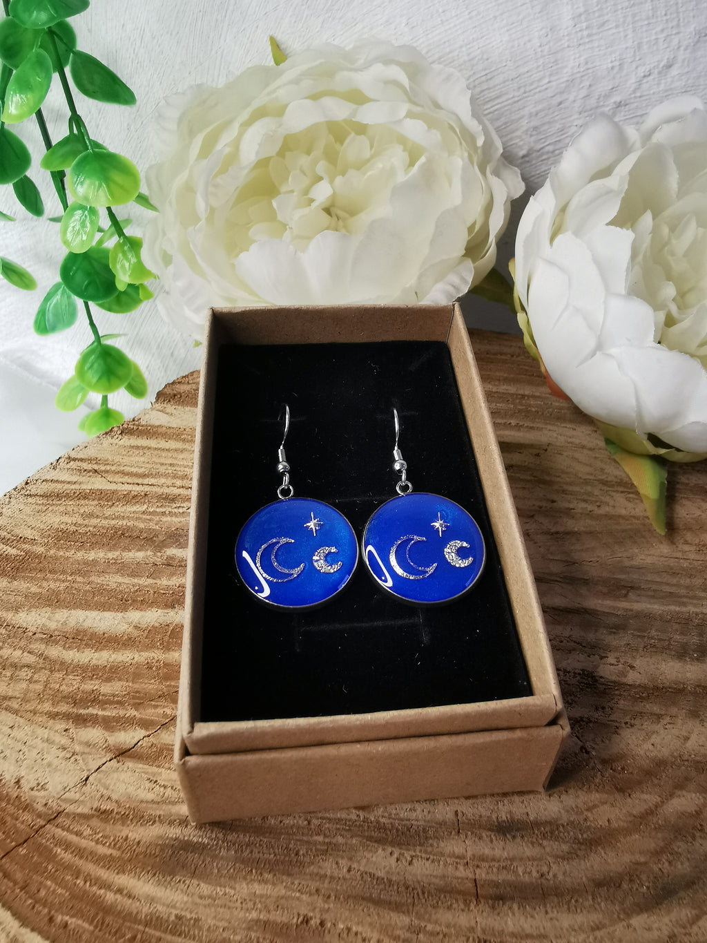 Boucles d'oreilles Moon