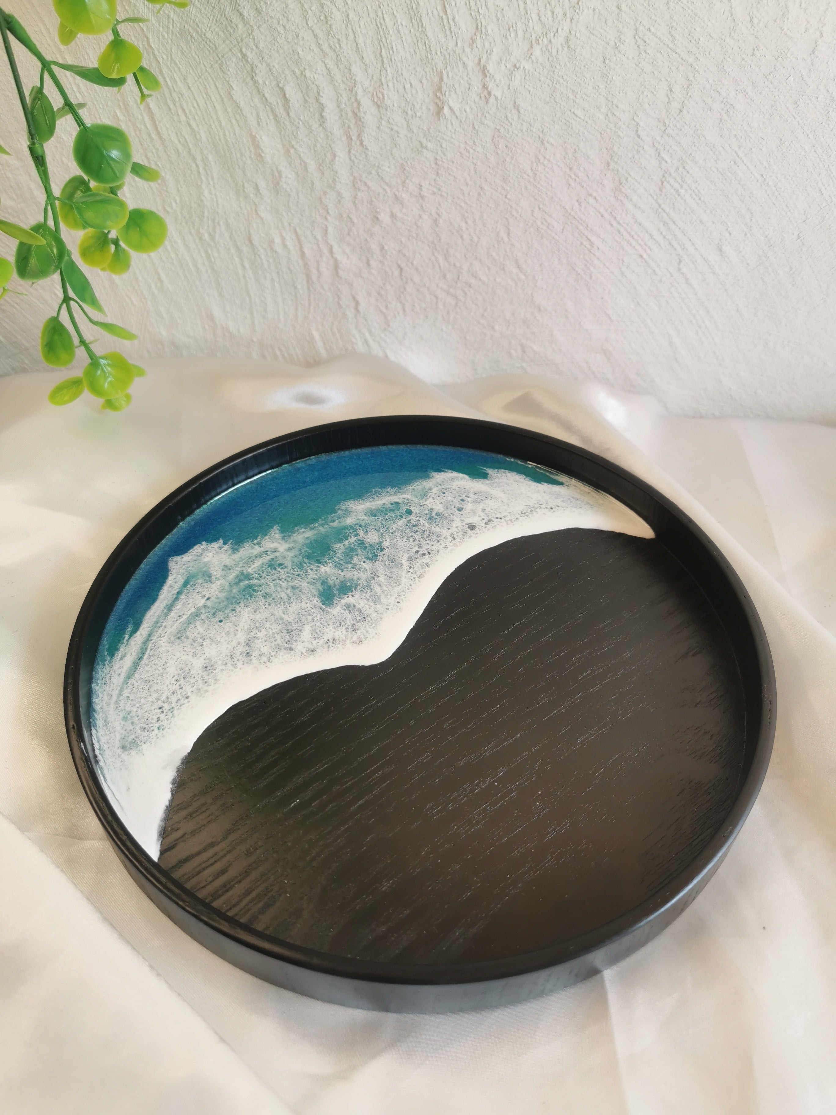 Plateau décoratif océan