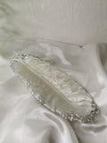 Vide poche Plume blanc et Argent