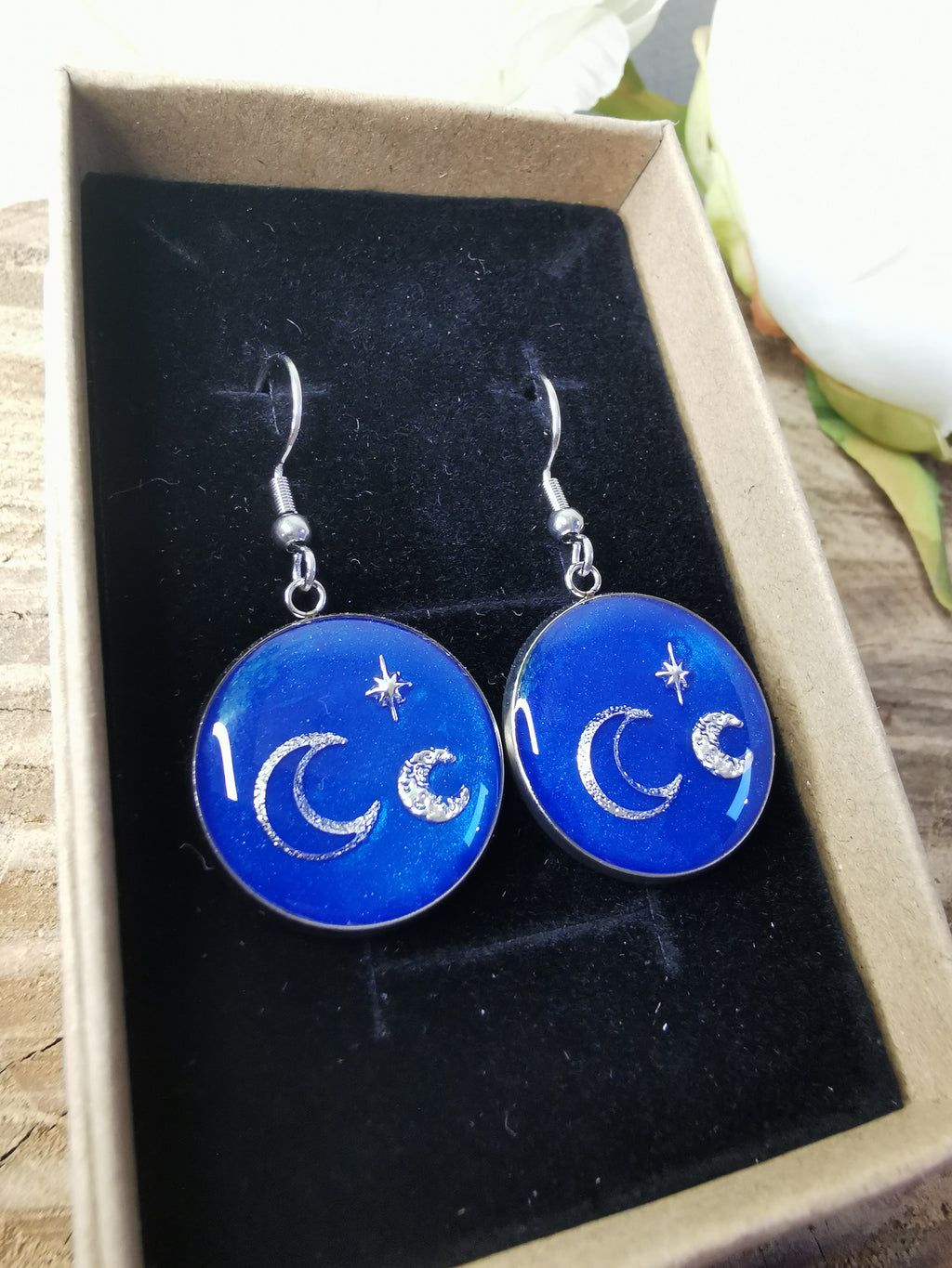 Boucles d'oreilles Moon