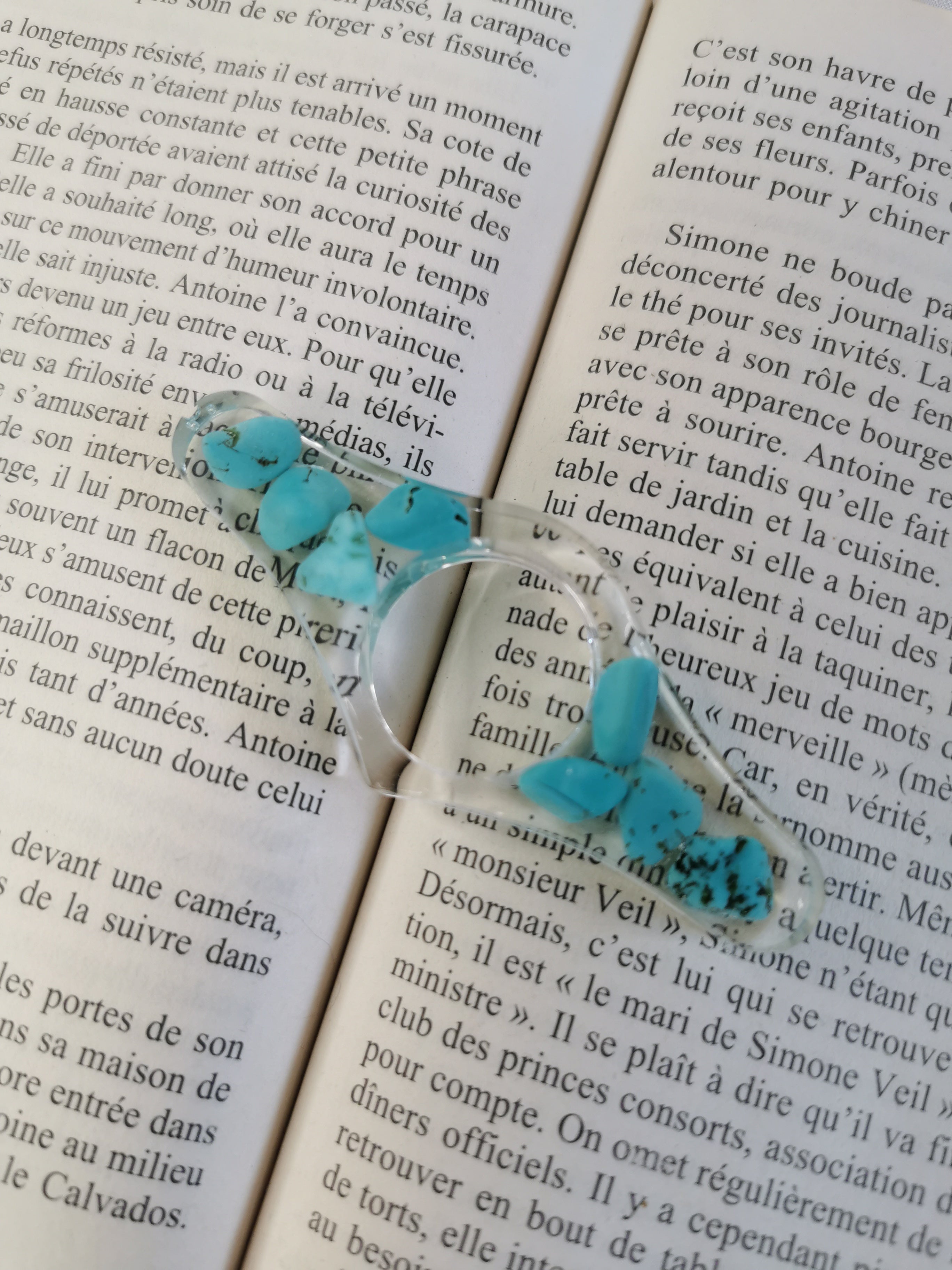Bague de lecture pierre de Turquoise