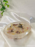 Porte savon pétales de fleurs