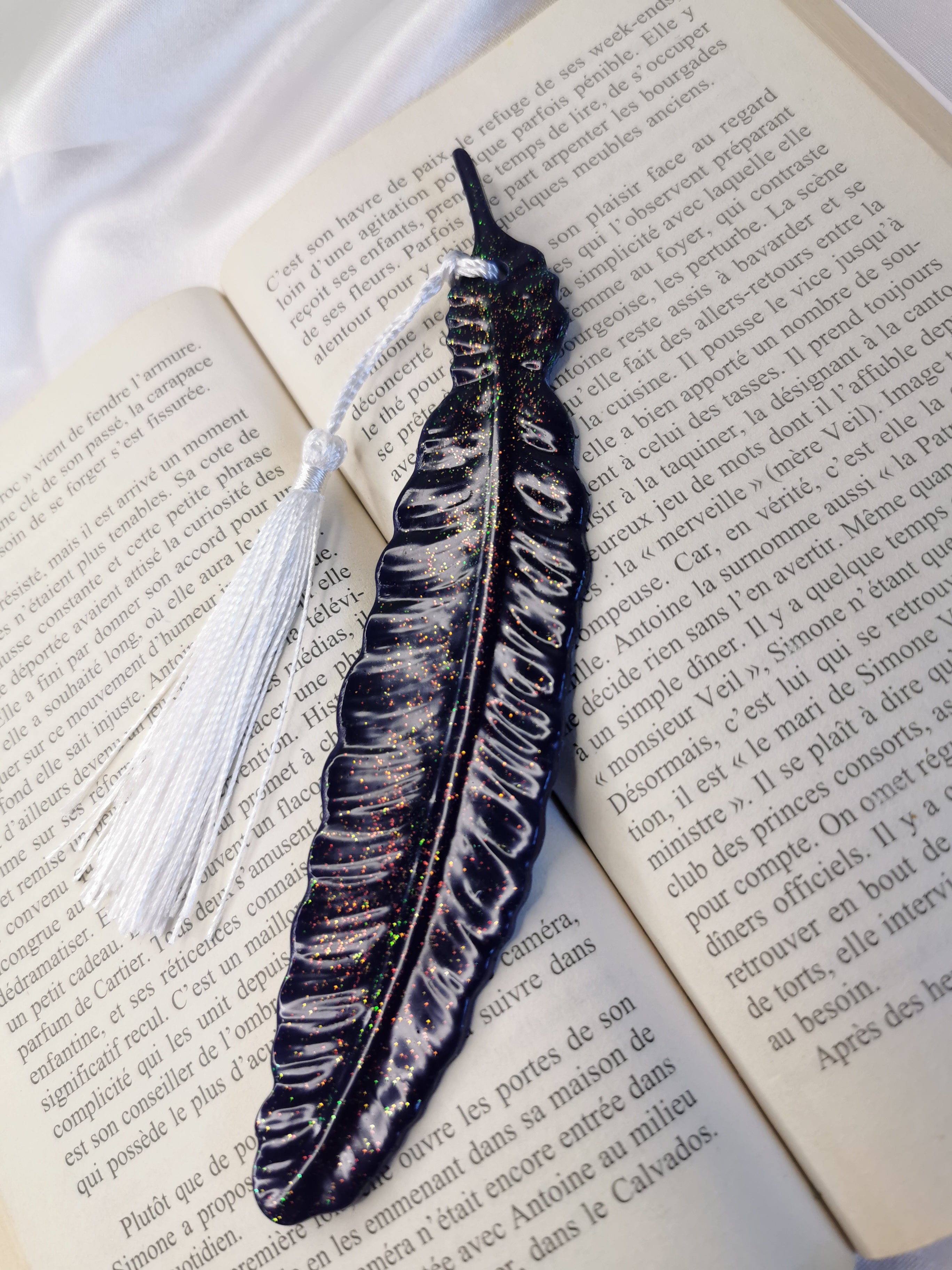 Marque pages Plume mystique