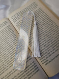 Marque pages irisé lune fleurie