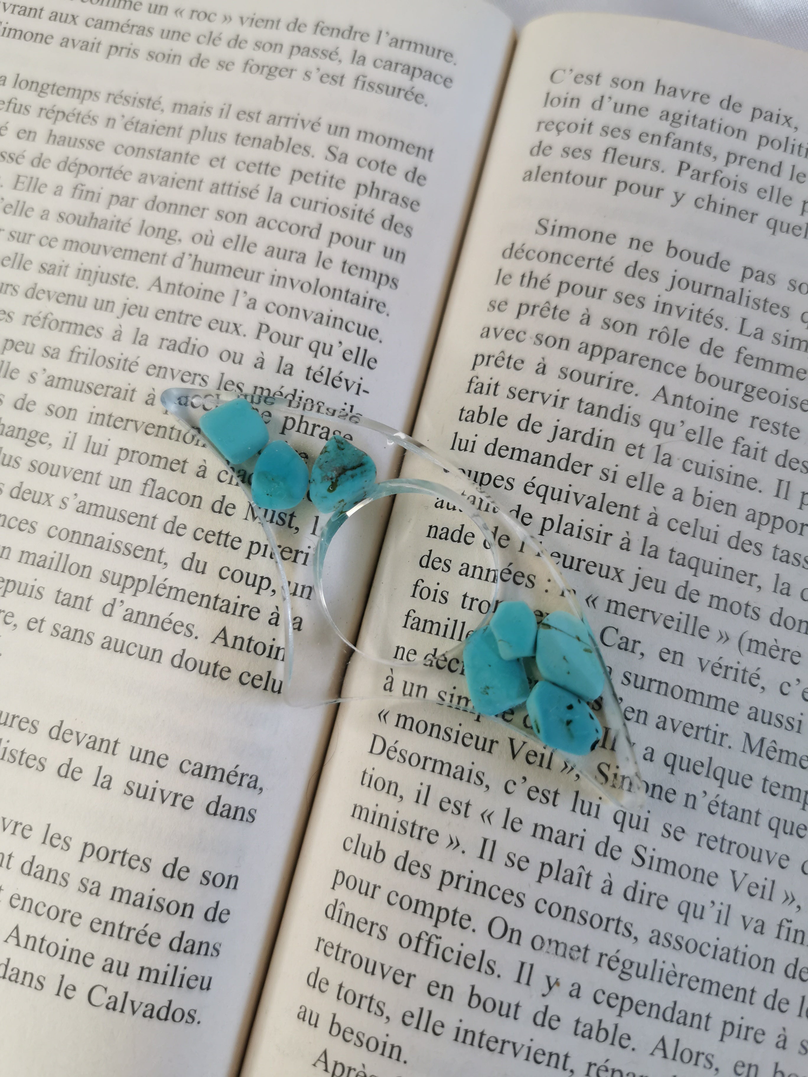 Bague de lecture pierre de Turquoise