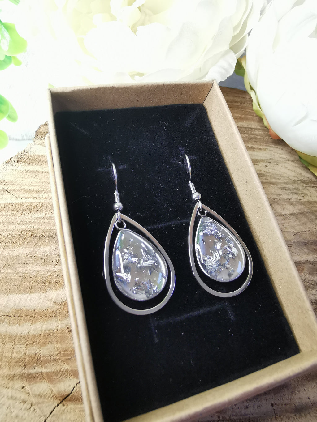 Boucles d'oreilles Linda Argent