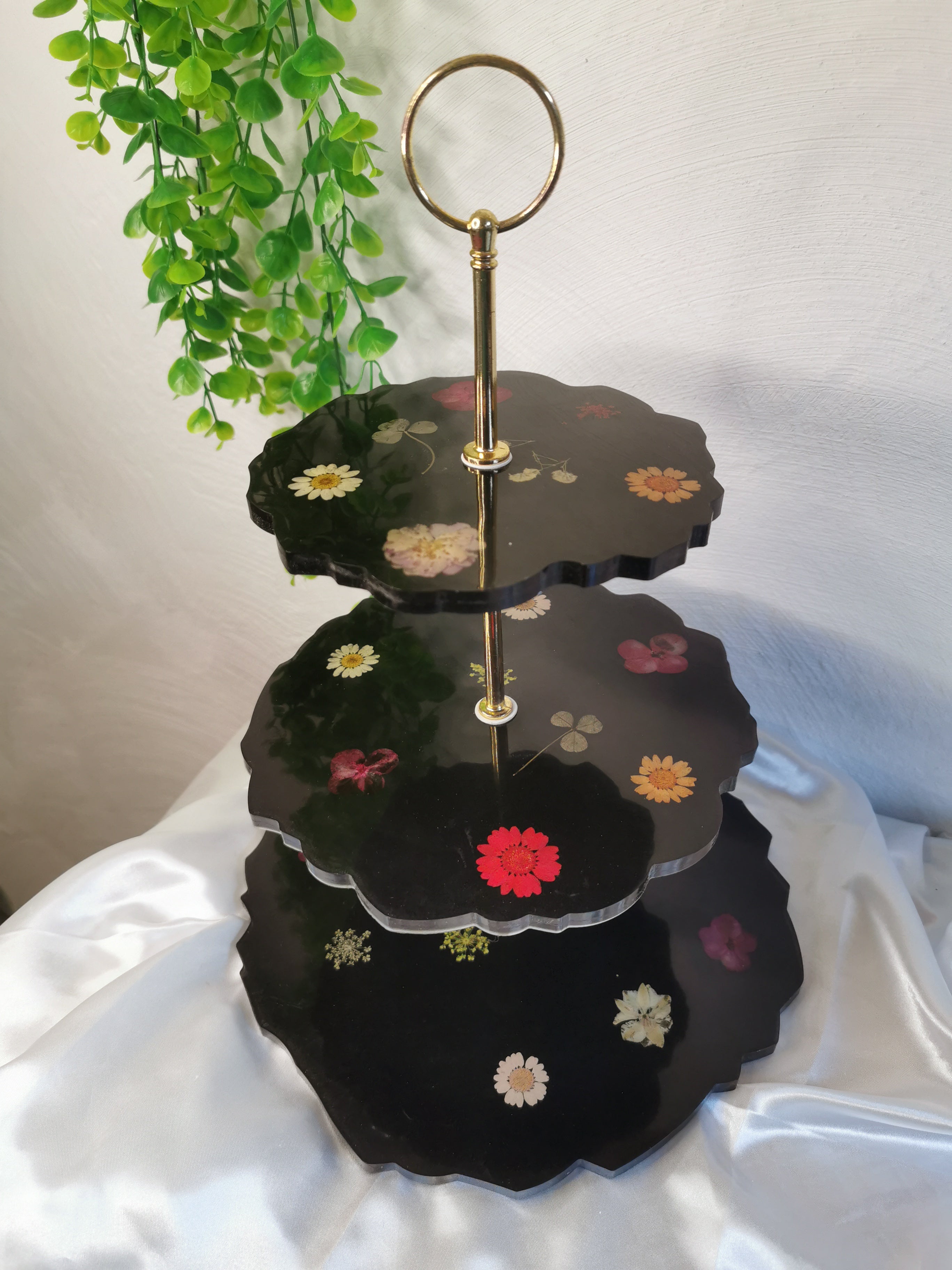 Plateau de présentation fleurs