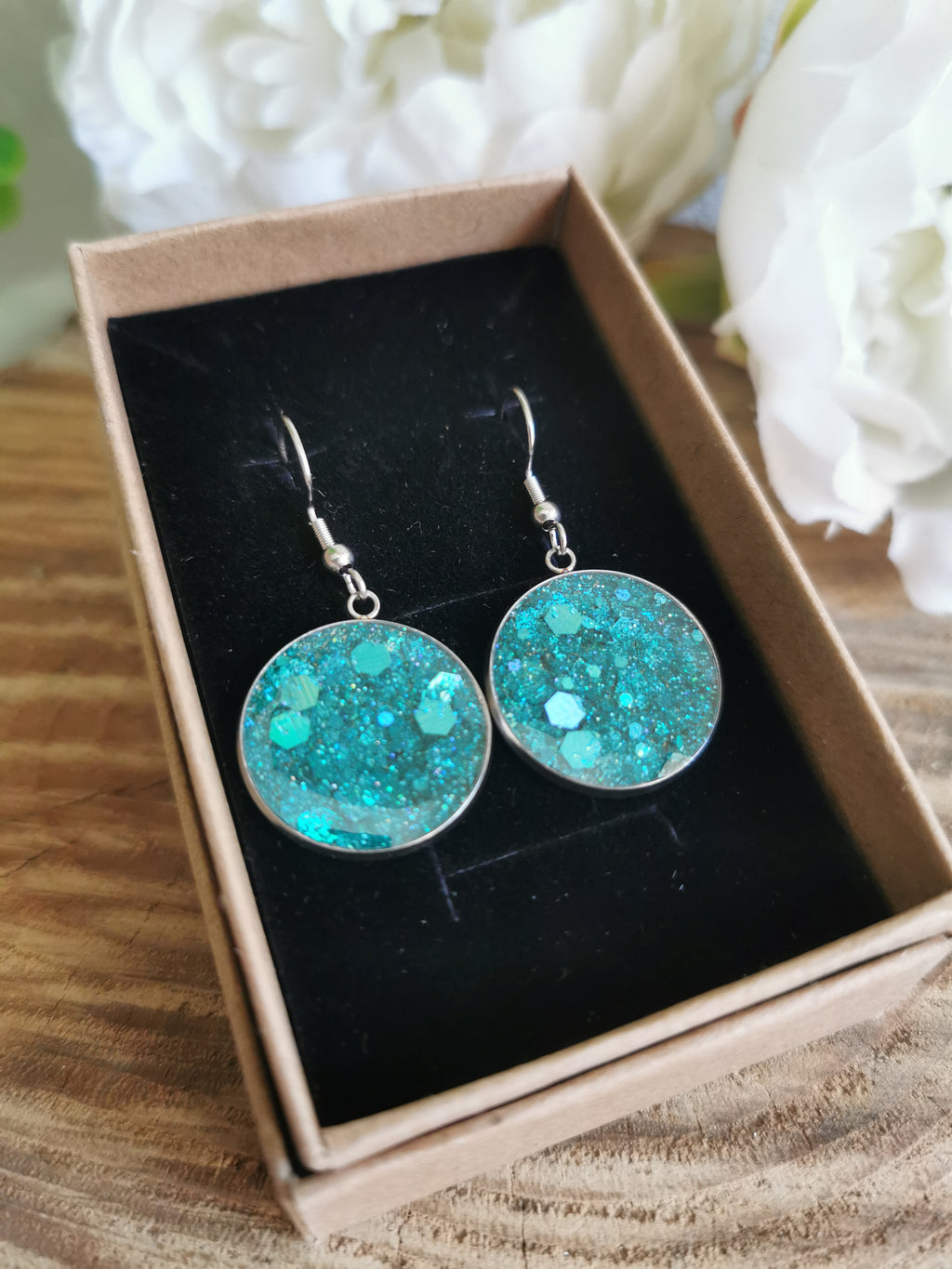 Boucles d'oreilles Blue