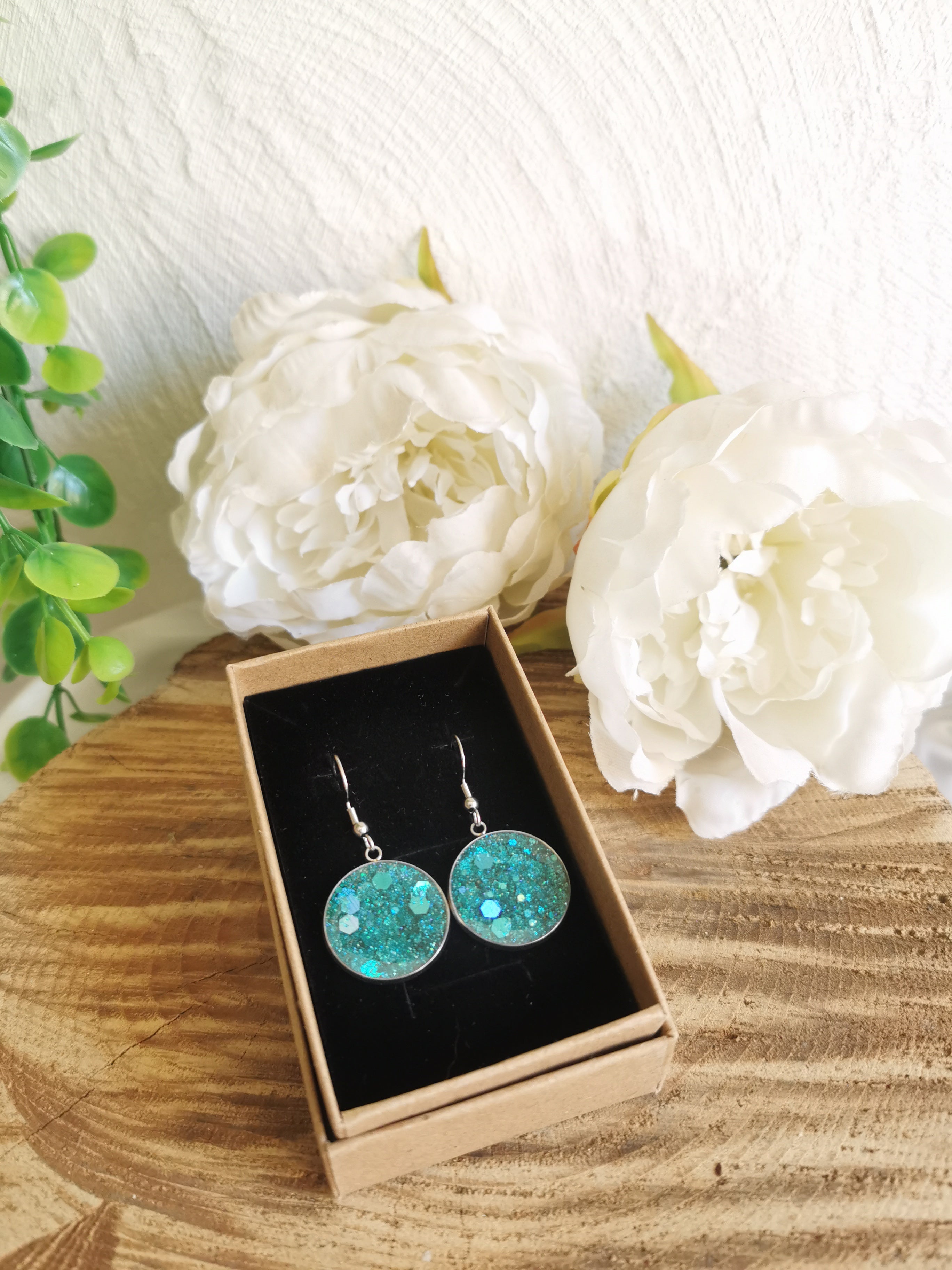Boucles d'oreilles Blue