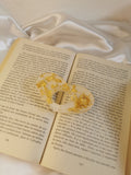 Bague de lecture forme cœur blanc et Or