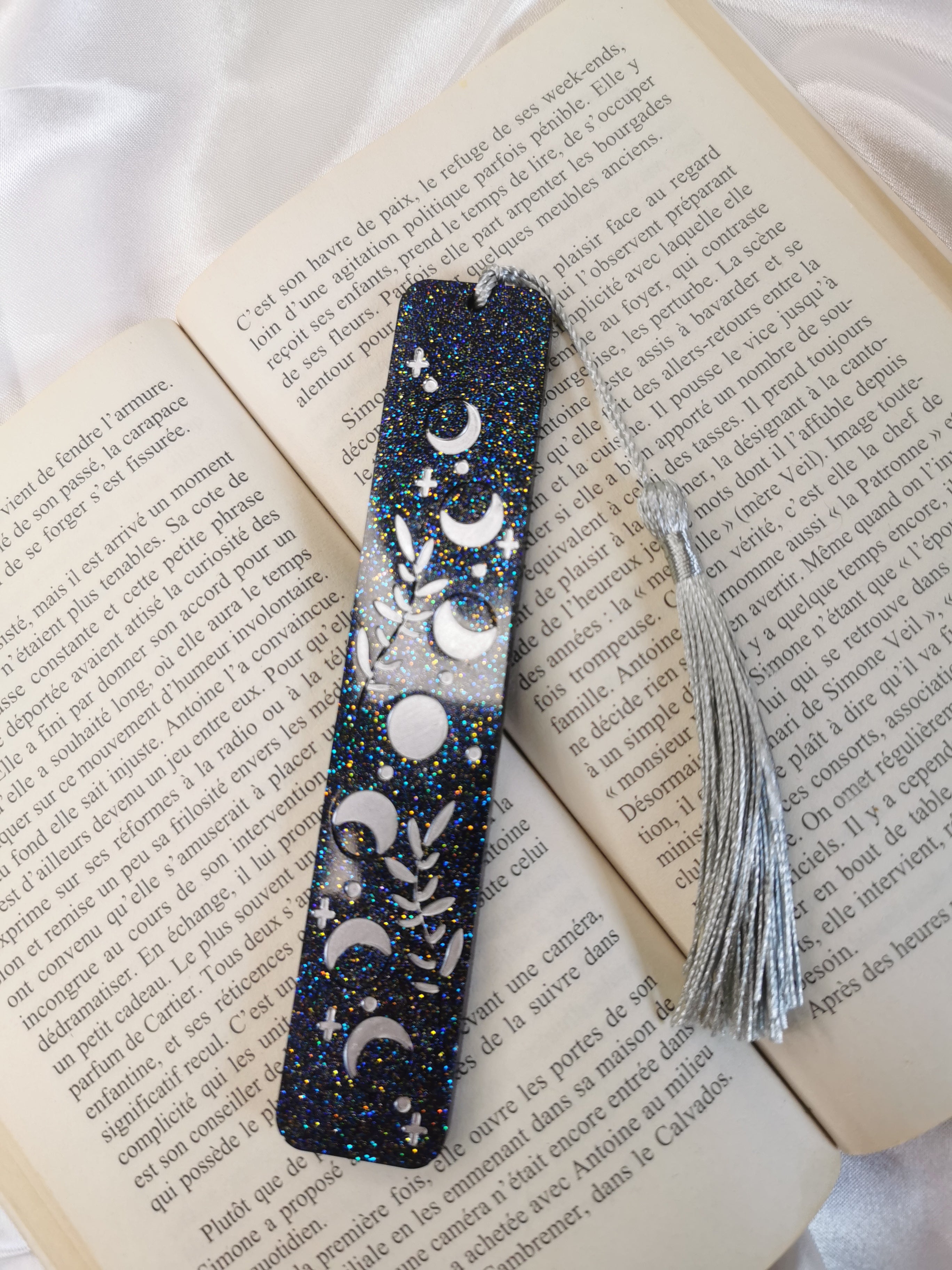 Marque pages lune magique mystique