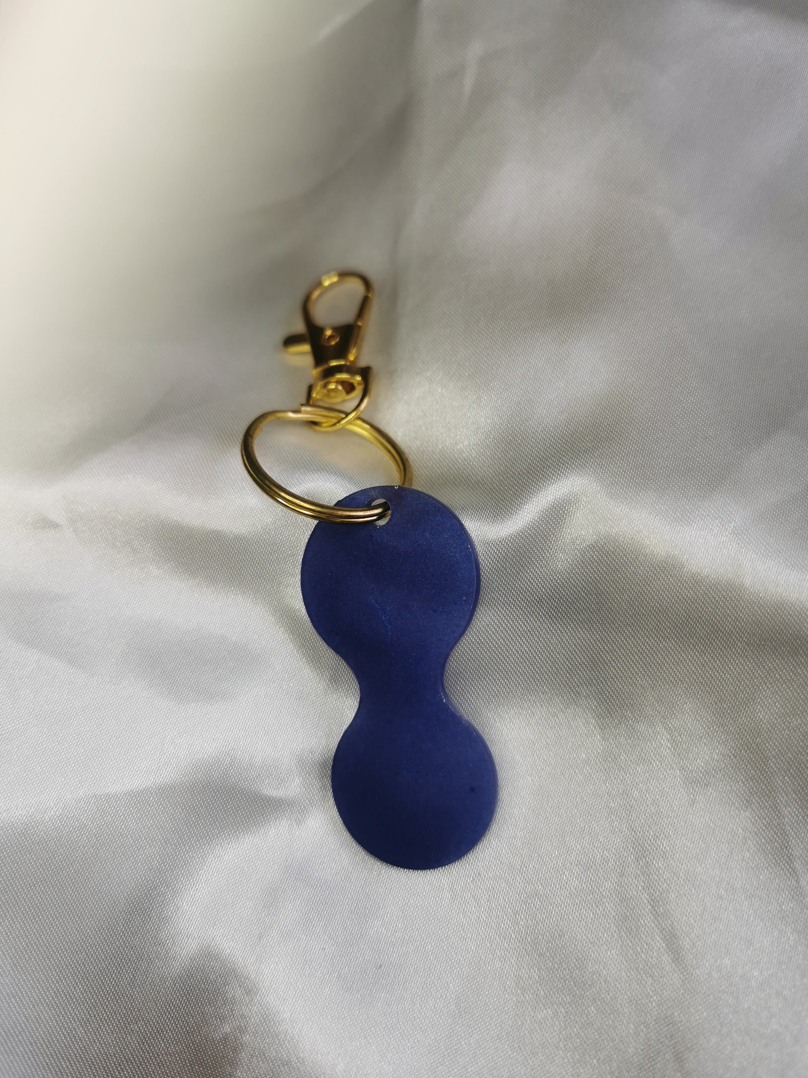 Jeton de caddie bleu nuit