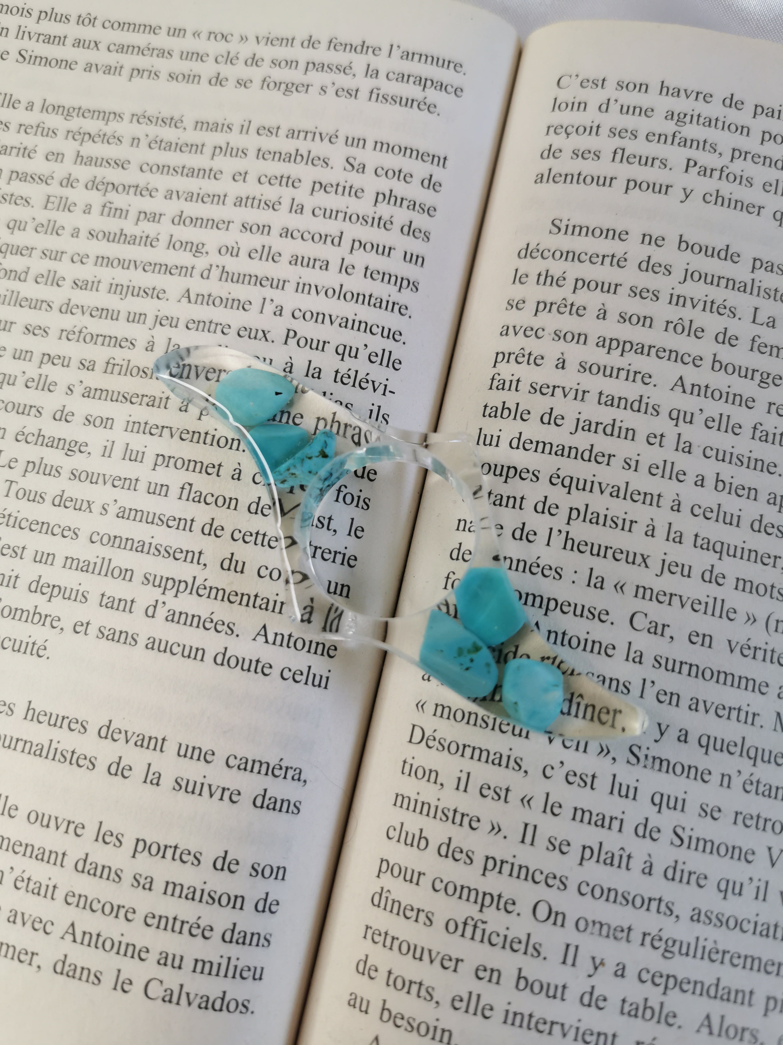Bague de lecture pierre de Turquoise
