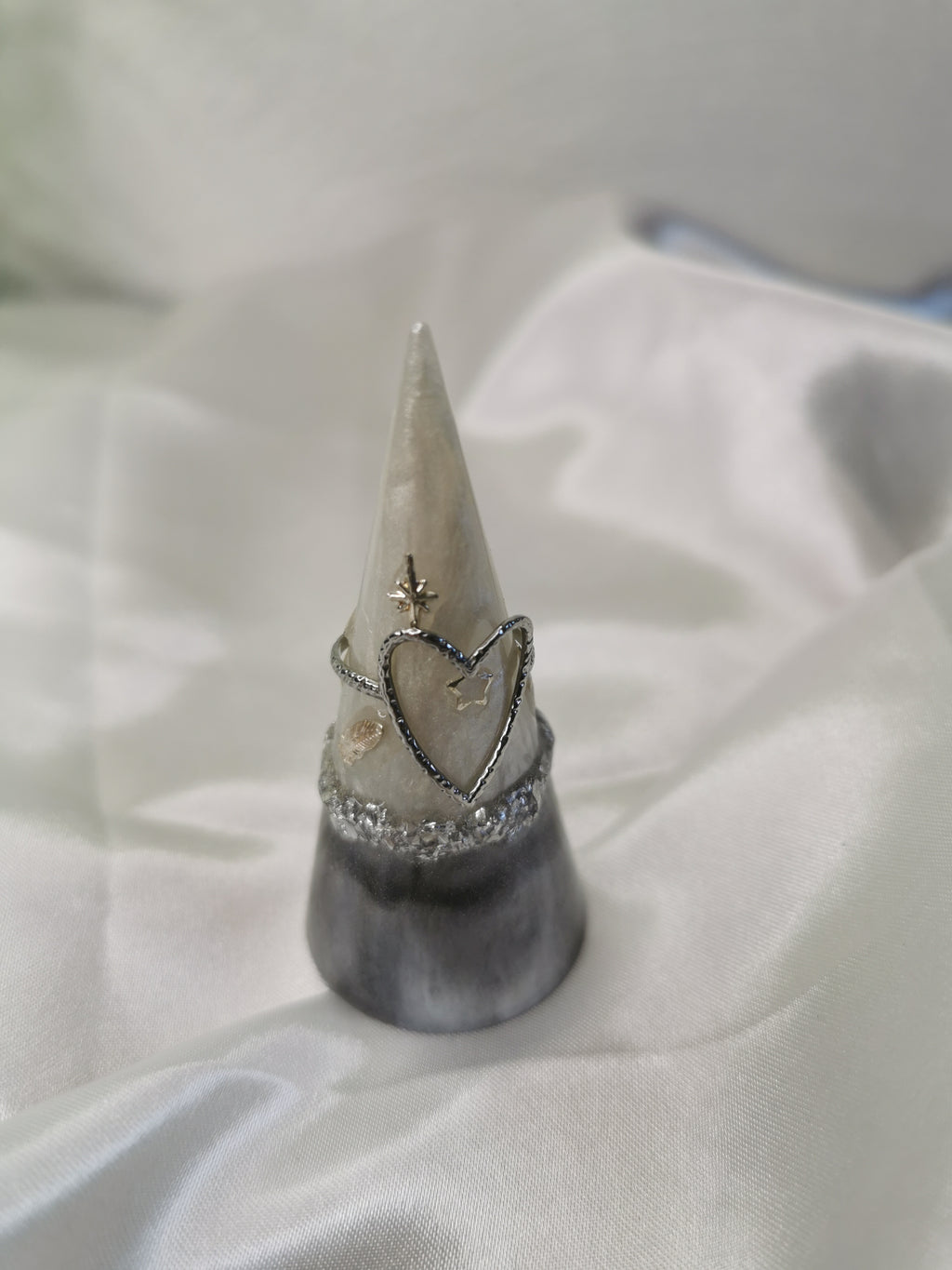 Support de bague Argenté