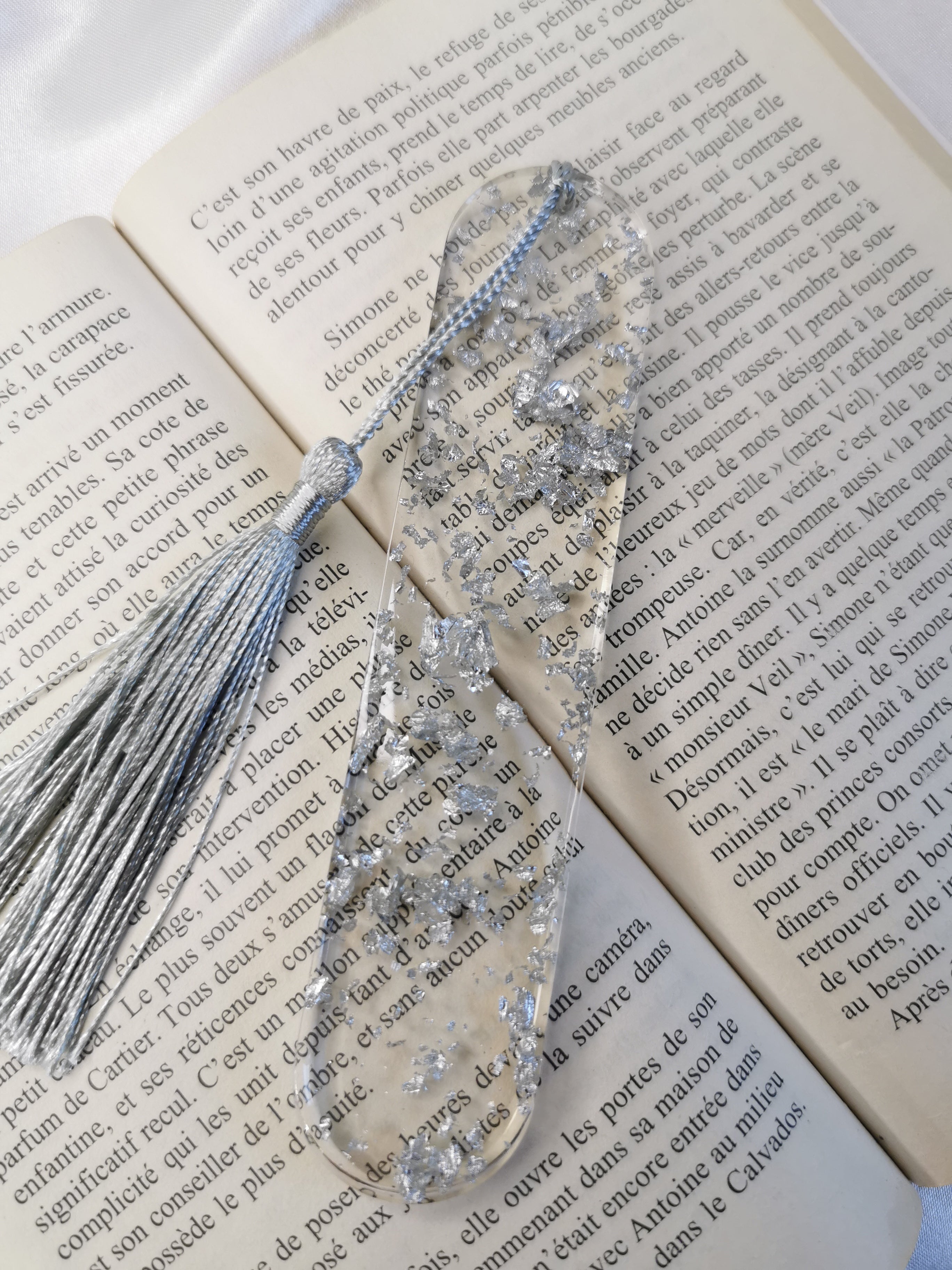 Marque pages Argent