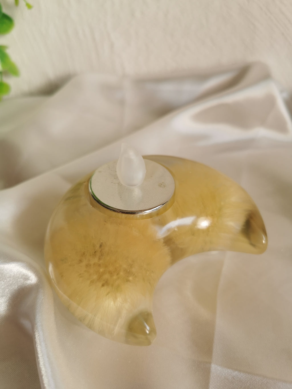 Bougeoir demi lune Pissenlits