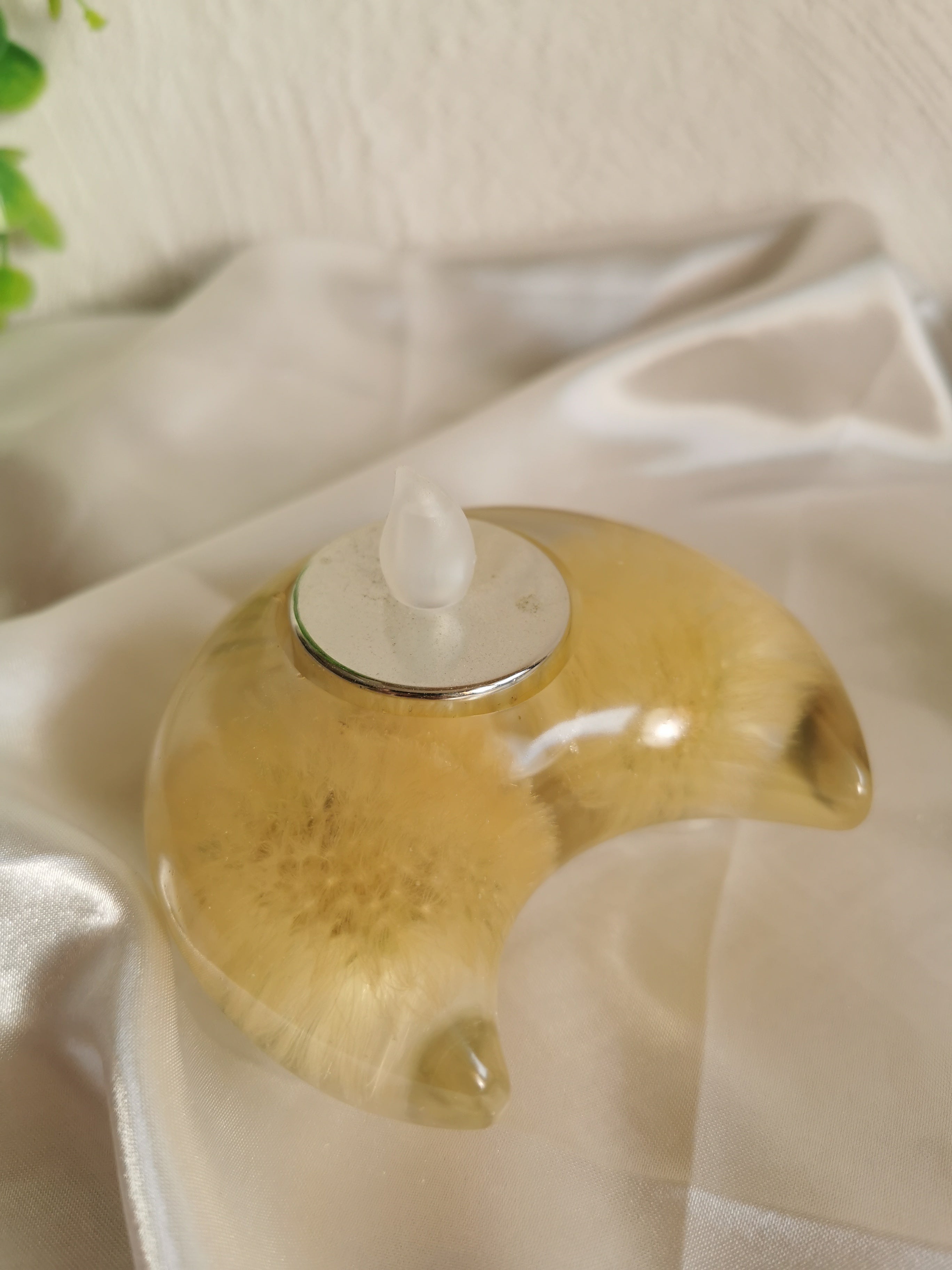 Bougeoir demi lune Pissenlits