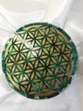 Fleur de vie Malachite