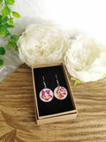 Boucles d'oreilles Rose